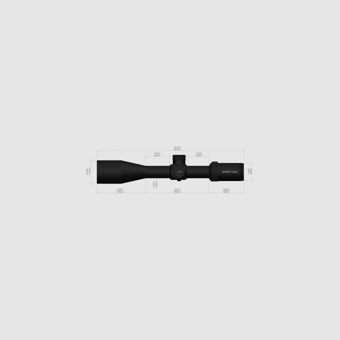 Visor ZEROTECH Vengeance 4-20x50 PHR II, imagen 7 de 7