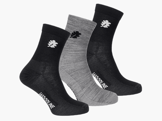 Woodline Liner Socken Merinowolle 3er-Pack 35-39
