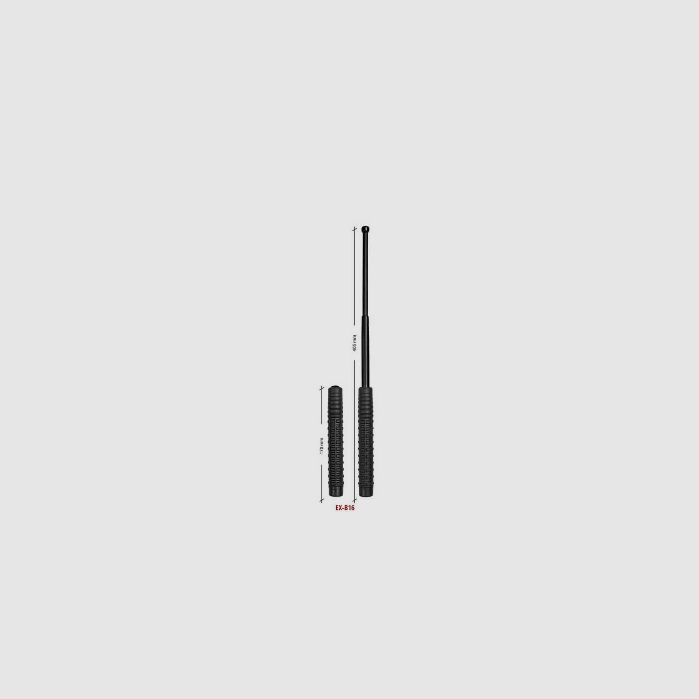 Bastone telescopico estendibile sintetico ESP per difesa personale 16'' nero, immagine 8 di 8