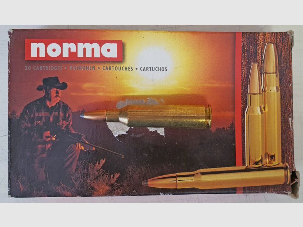 Munitions NORMA .22-250 53grs à demi-jacket