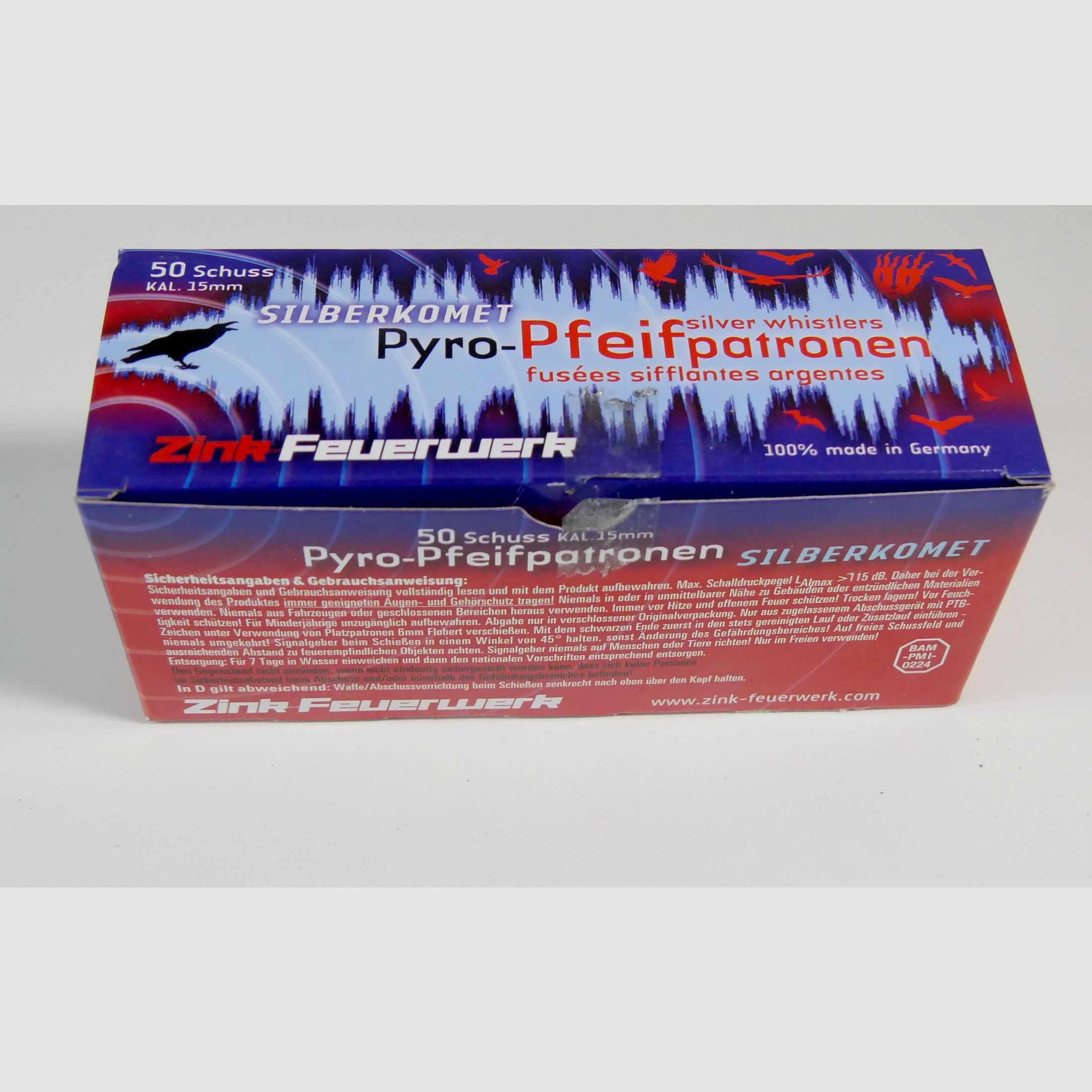 ZINK Pyro Pfeiffer Silberkomet Kal. 15mm