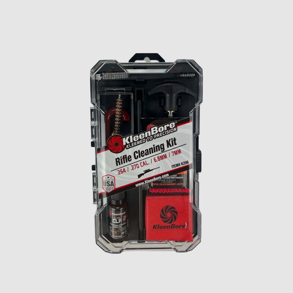Set di pulizia fucile .264/.270/7mm