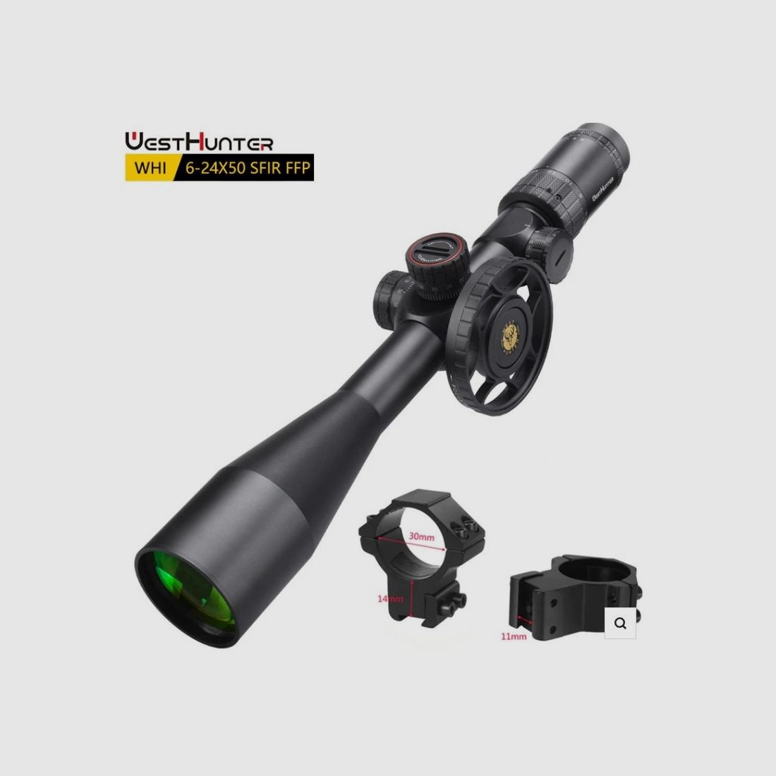 PCP fucile ad aria compressa HP MAX II con molti accessori