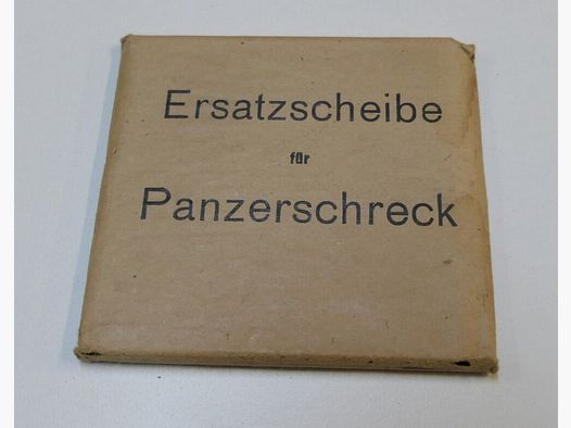 Ersatzscheibe, Ersatzglas für Panzerschreck, Raketenpanzerbüchse 54 Schwaben Arms GmbH - OnlineShop