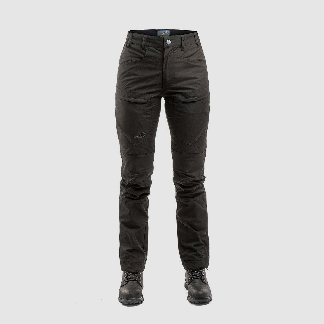 Arrak Outdoor Active Stretch Hose Damen Lang Schwarz - 42L