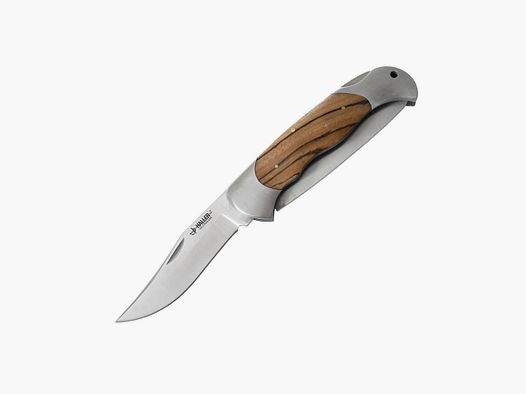 Taschenmesser 2 tlg. Klinge + Säge Zebraholz-Griffschalen