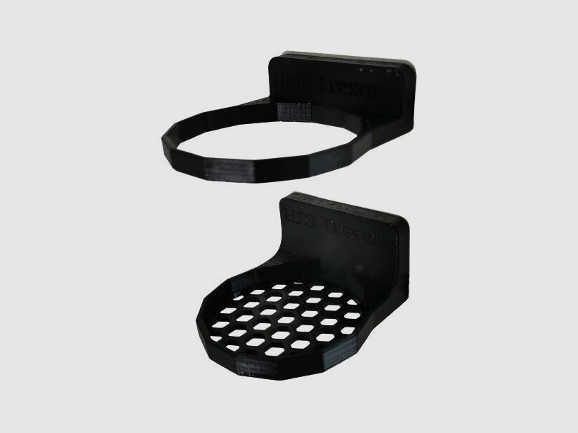 Gunshome uG magnet holder set for silencers, two-piece set for gun cabinet