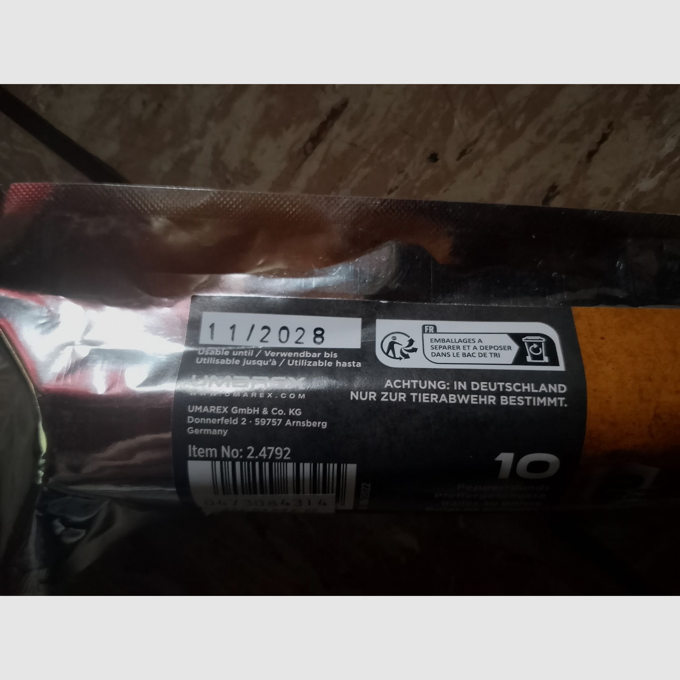 Hdr68 hds68 Ram Pepperballs Precision PBP 68 T4E Pfefferbälle Cal. 68 10 Schüsse für HDR HDS neu Home Defense