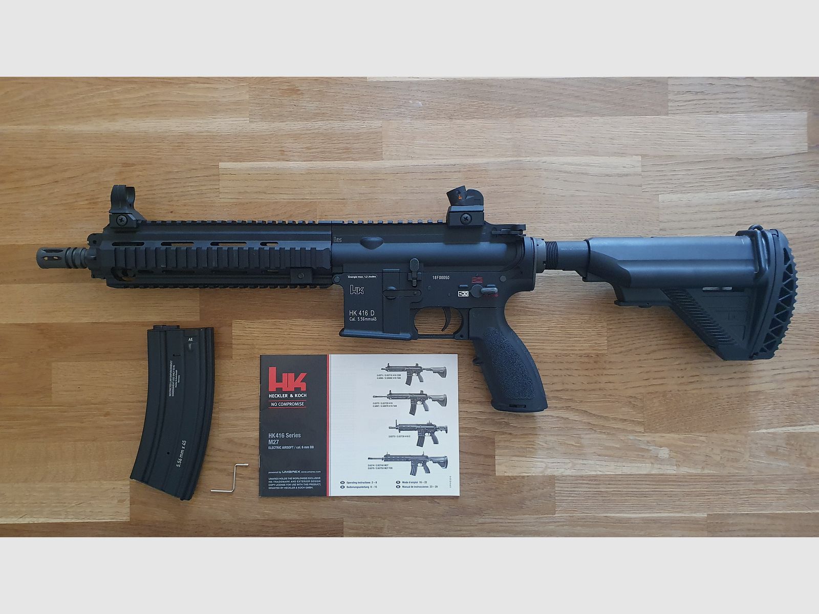 HK 416D CQB Airsoft VFC S-AEG  Top Zustand