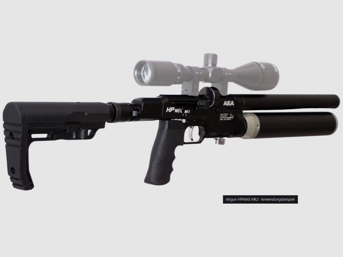 PCP Luftdruckgewehr HP MAX II mit viel Zubehör