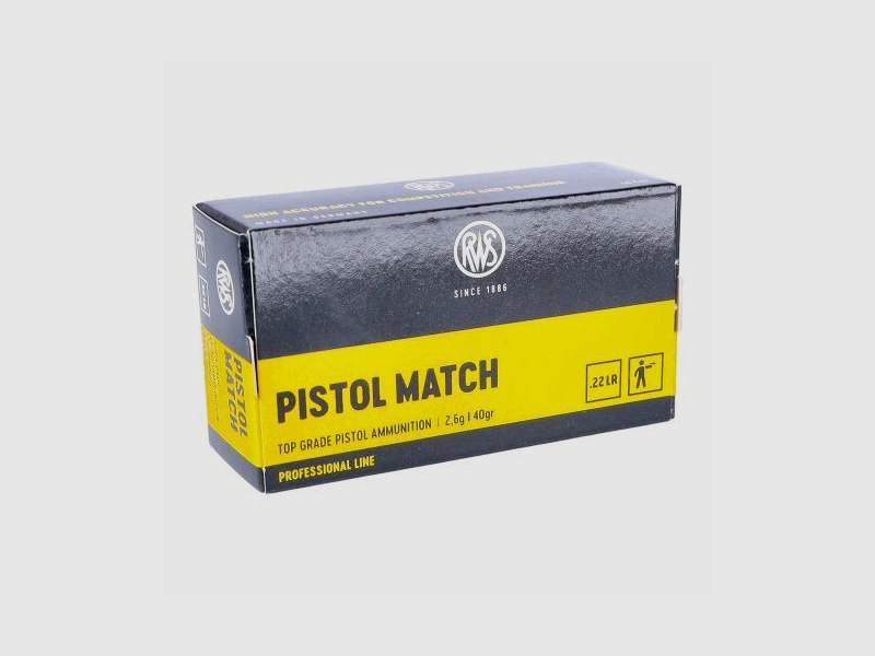 RWS Pistol Match 40gr .22lr