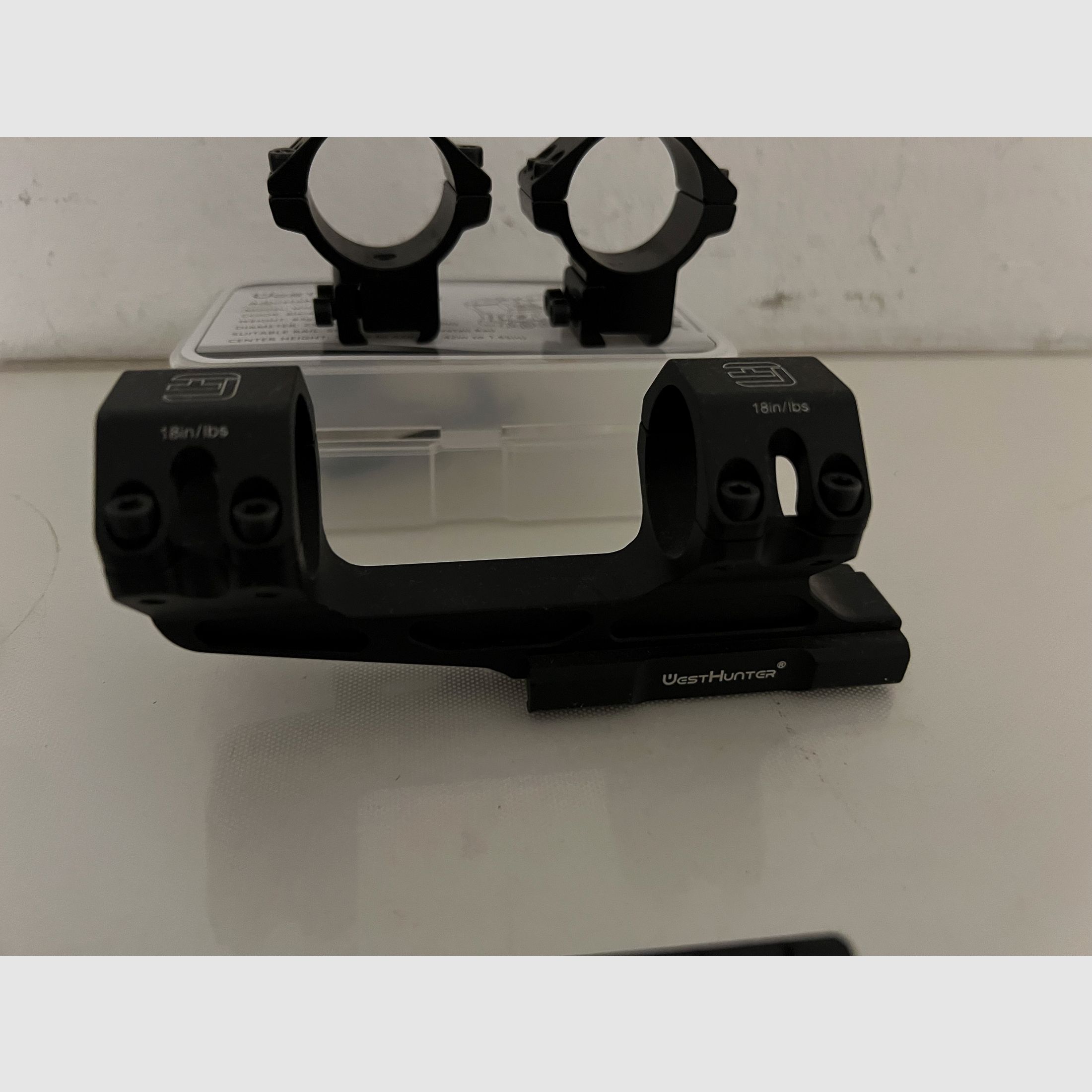 Staffelsee - 1-8x24 LD V2 Zieloptik/Zielfernrohr mit Leuchtfaser-Absehen 4 - mit vollvergütetem LD-Glas für Drückjagd/Bewegungsjagd - robust, stickstoffgefüllt & schussfest