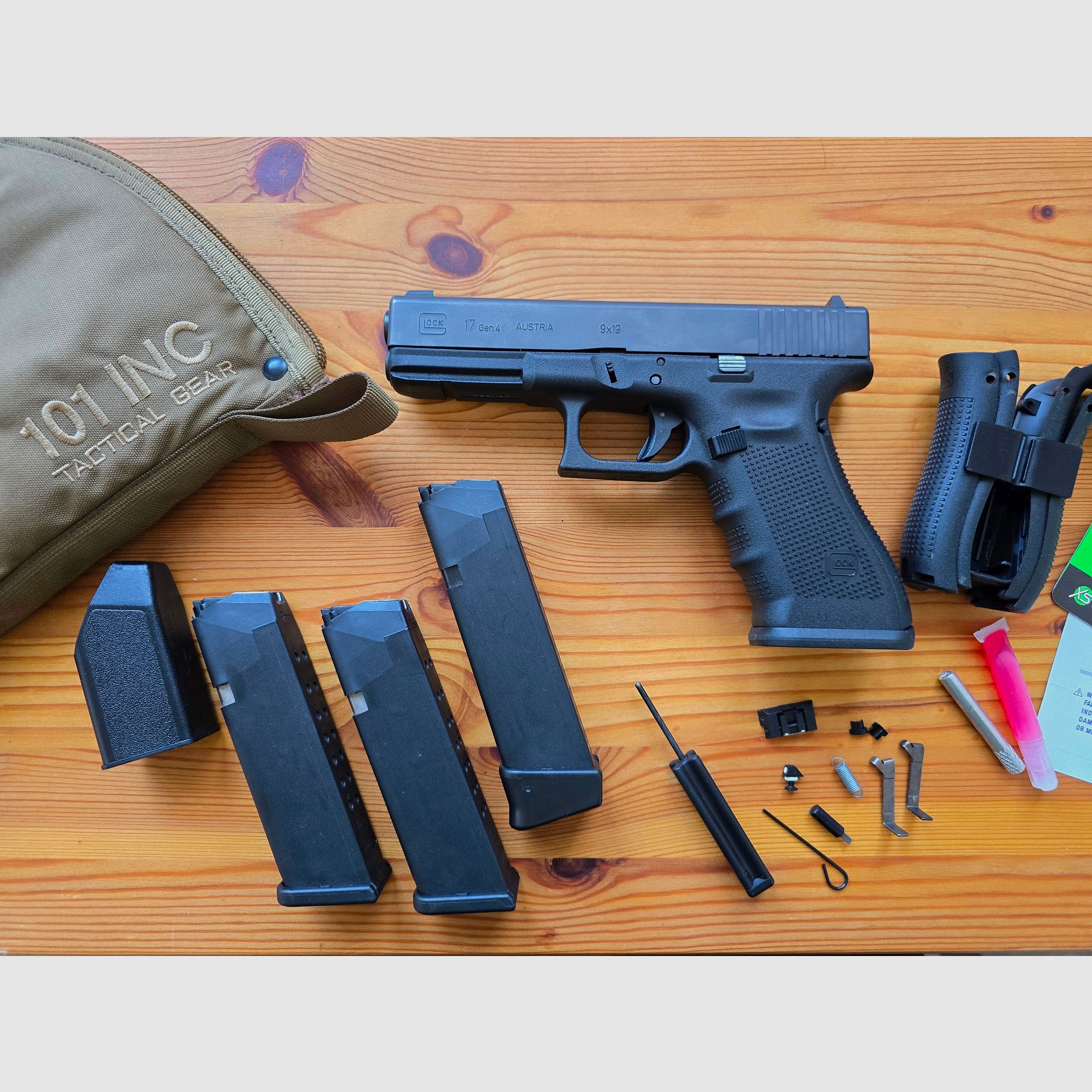 Glock 17 Gen 4 mit XS Sights Tritium | Komplettpaket