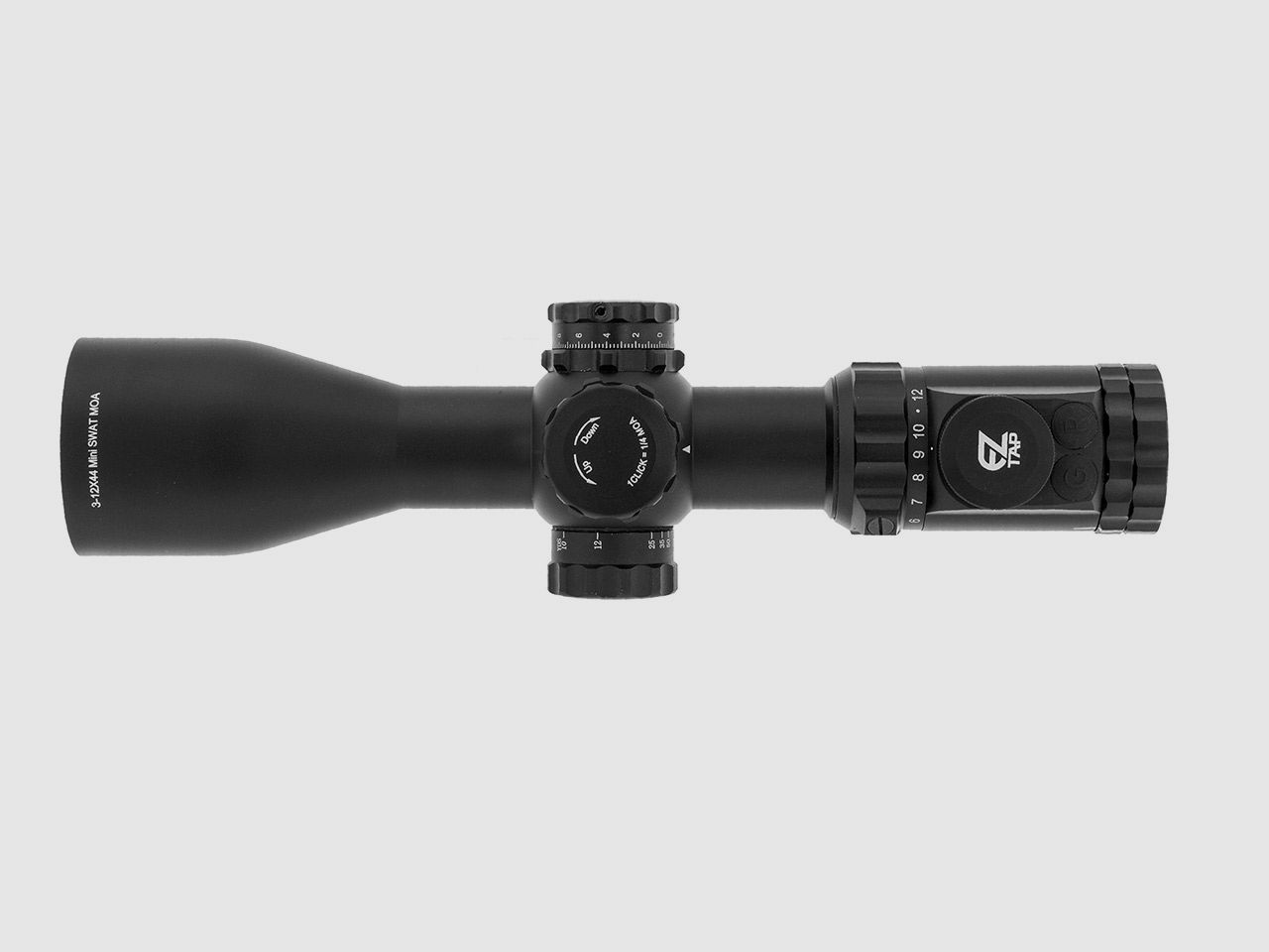 Zielfernrohr UTG Accushot OP3 3-12x44 UMOA Absehen beleuchtet 30 mm Tubus Seitenfokus inklusive Weaver-, Picatinny-Ringmontagen