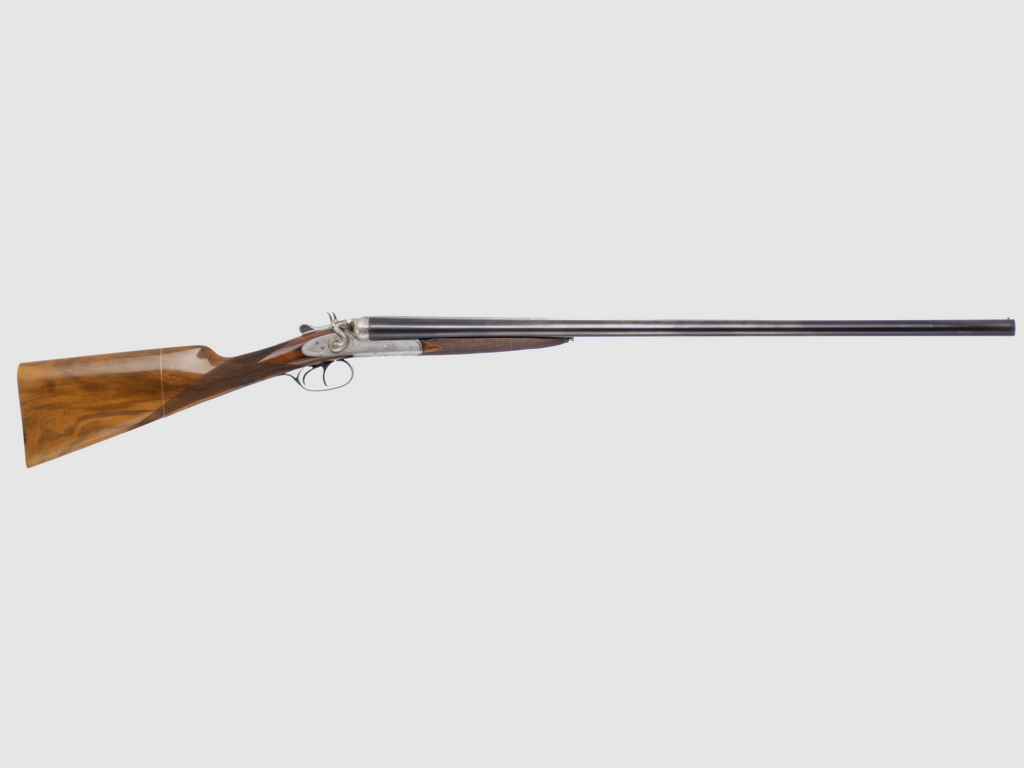 Dubbelgeweer Lebeau Courally kal. 12 met externe hammers – Fijne gravures – Klassiek jachtgeweer, afbeelding 5 van 16