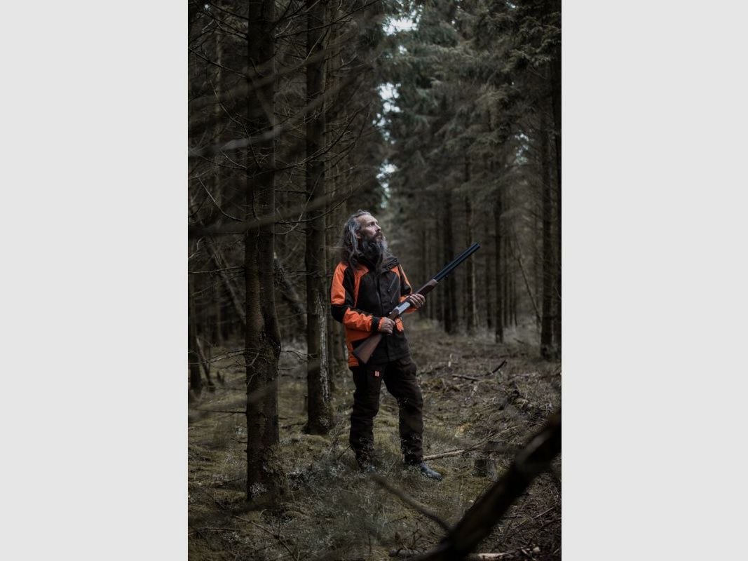 Northern Hunting Herren Drückjagdjacke Thor Gunnar Grün-Orange