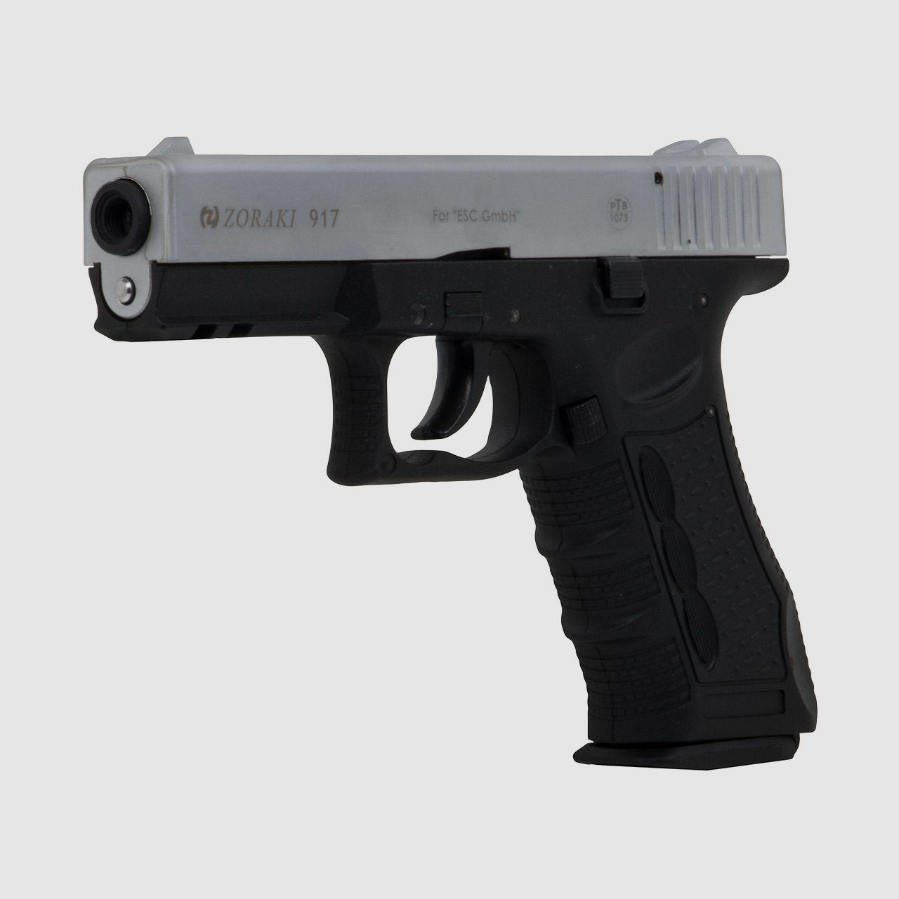 Schreckschuss Pistole Zoraki 917 Chrom matt chrom schwarz PTB 1073 Kaliber 9 mm P.A.K. (P18)
