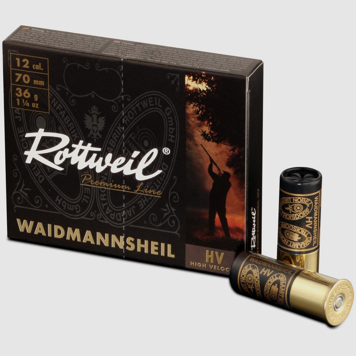 Rottweil 12/70 Waidmannsheil HV  3,2mm - 36g