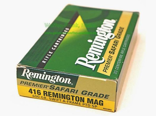 Remington - USA Büchsenpatronen Premier Safari .416 Rem Mag
