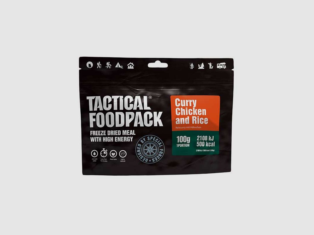 Freeze-dried Curry Chicken with Rice Tactical FoodPack Curry Chicken and Rice, image 2 of 2