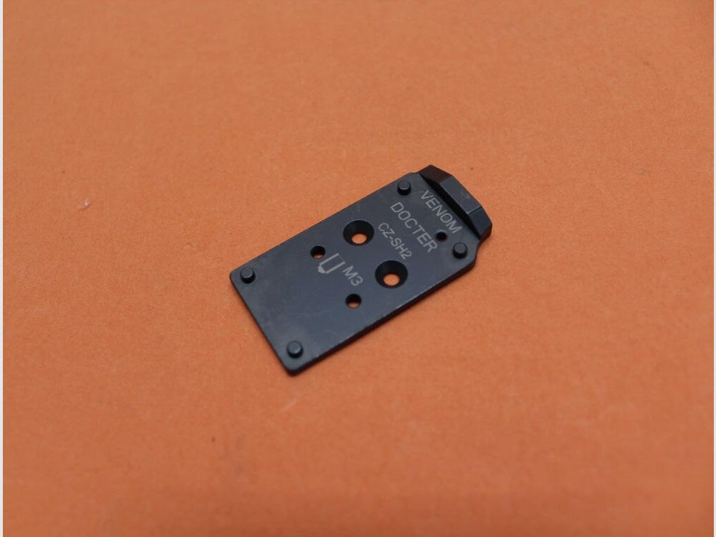 CZUB CZ 75 Shadow 2 Listo para Ópticas/ OR: Placa de montaje (1091-1420-04) para Docter/ MeoSight II/ Vortex Venom