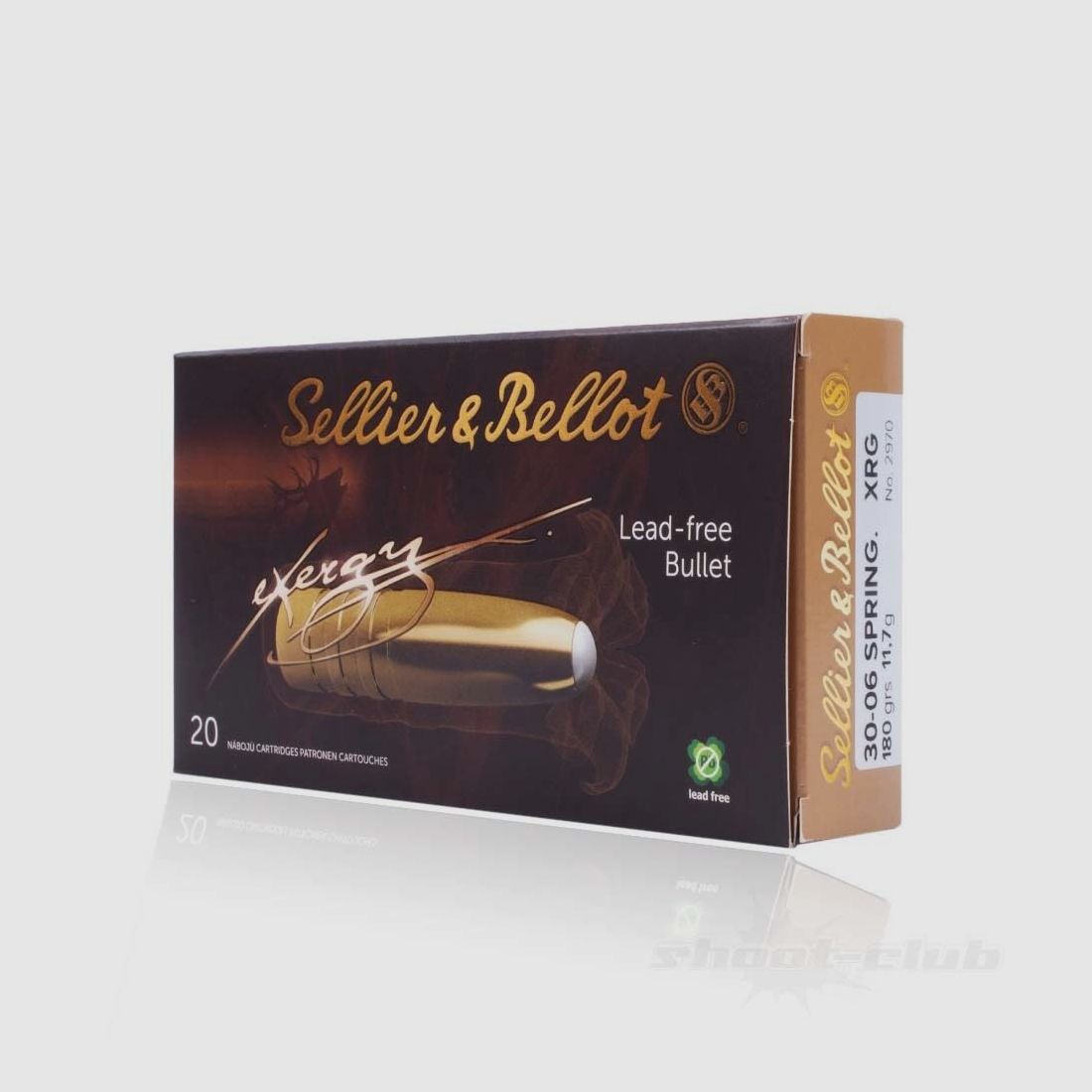 Sellier & Bellot XRG - 180grs .30-06Spring