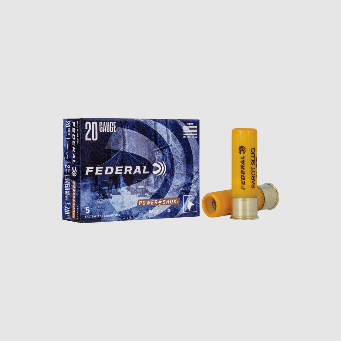 Federal Power-Shok Sabot Slug Patronen