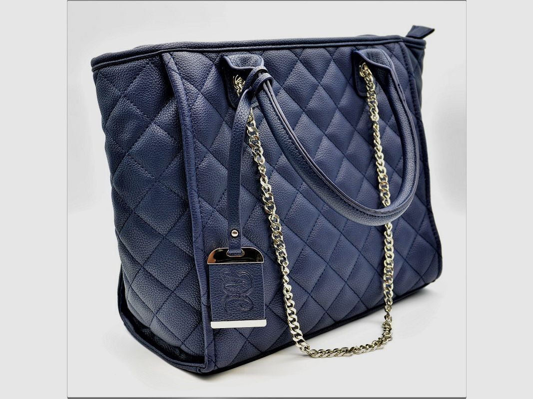 BDP Quilted Tote Style Navy, image 3 sur 7