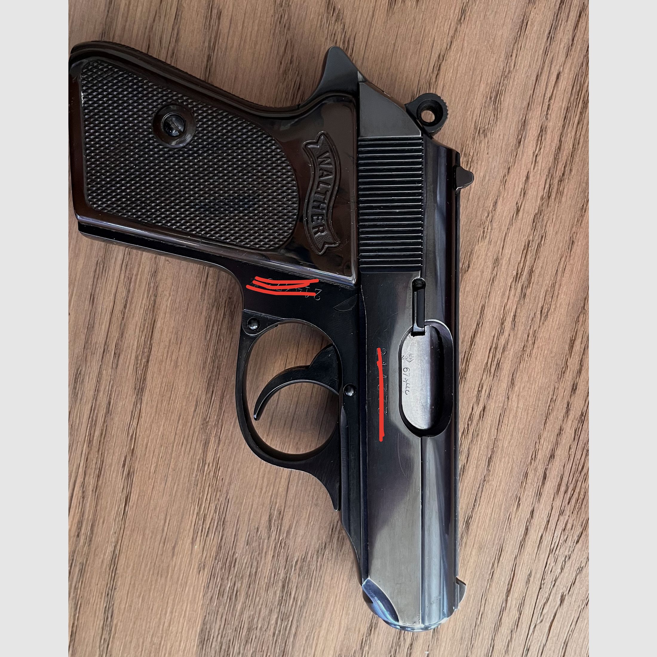 Walther PPK 7,65 Browning inkl. Munition 