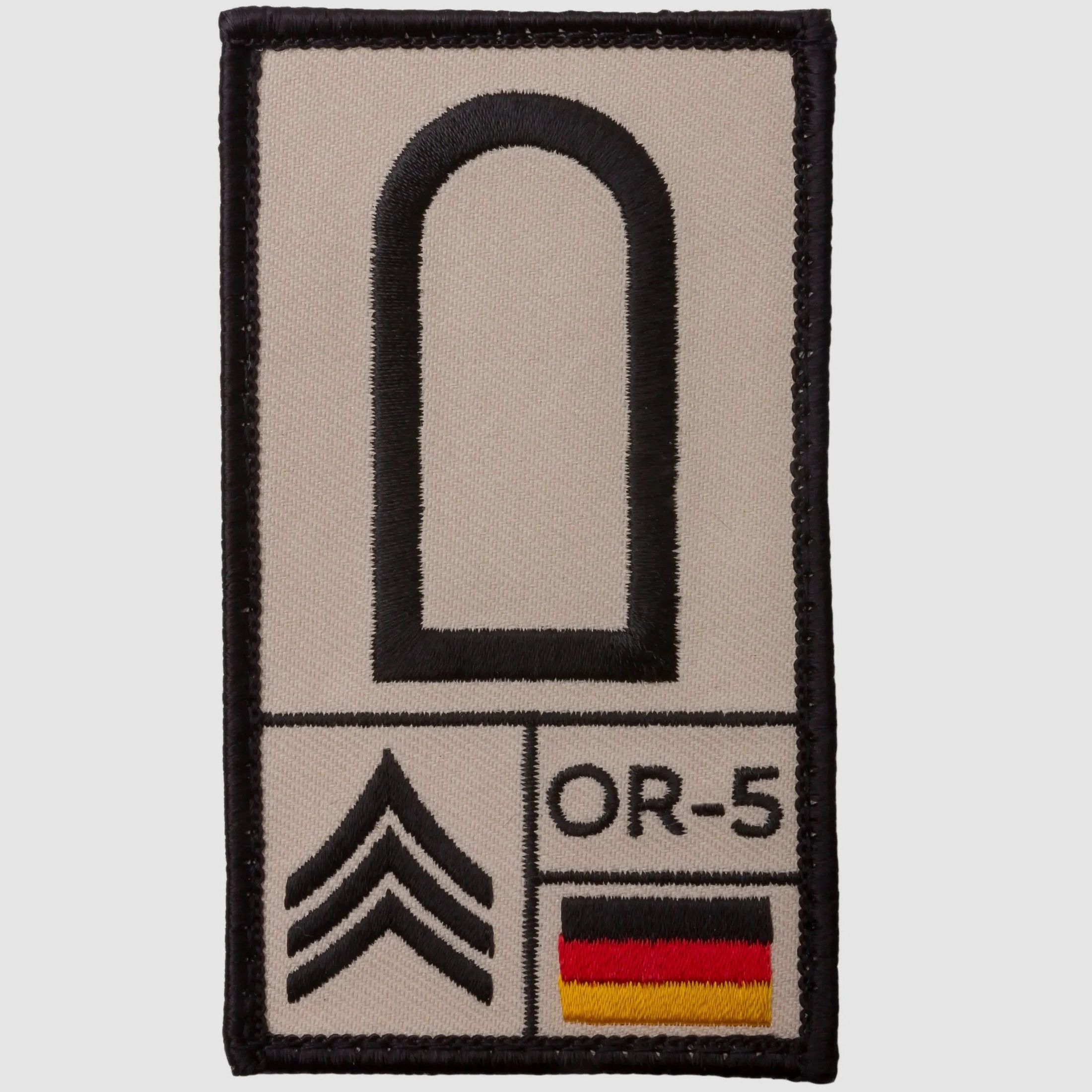 Café Viereck Café Viereck Rank Patch Stabsunteroffizier sand