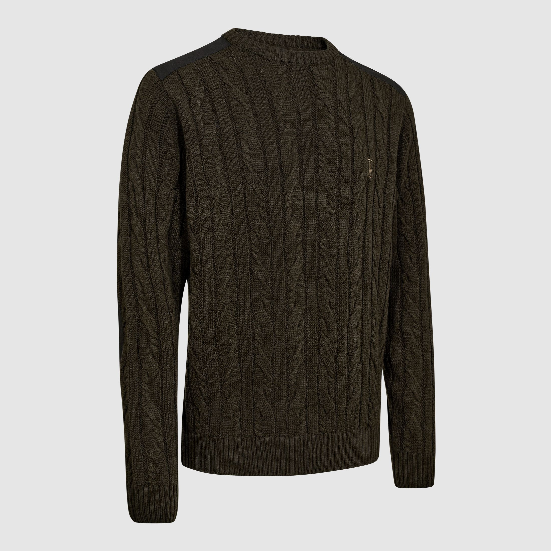 Randall knitted pullover with round neck - Art Green - Size: L