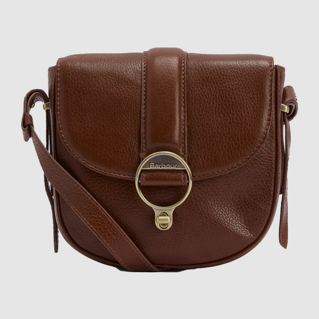 Barbour Ledertasche Elm Crossbody Brown
