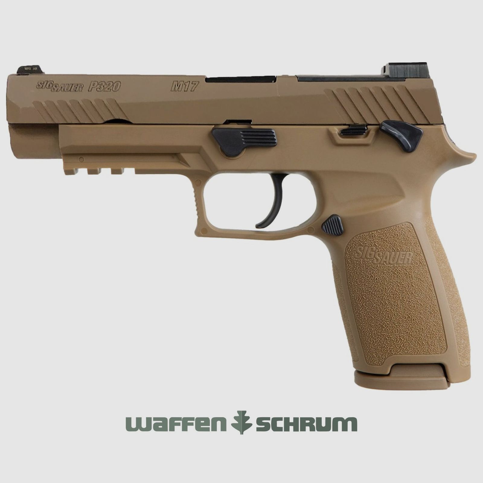 SIG-Sauer P320 M17 Coyote revêtement PVD