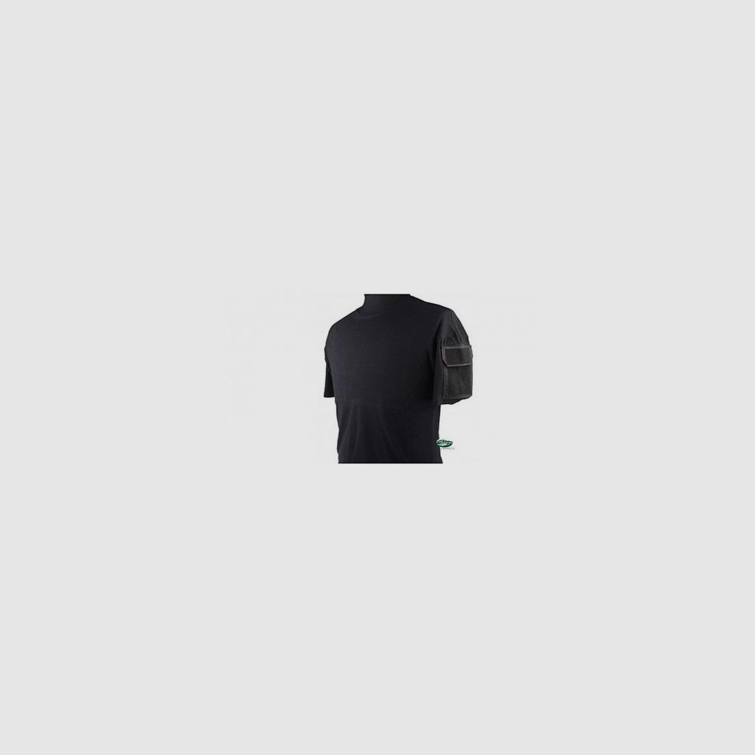 MILSPEC T-Shirt Taktisch schwarz mit Patch