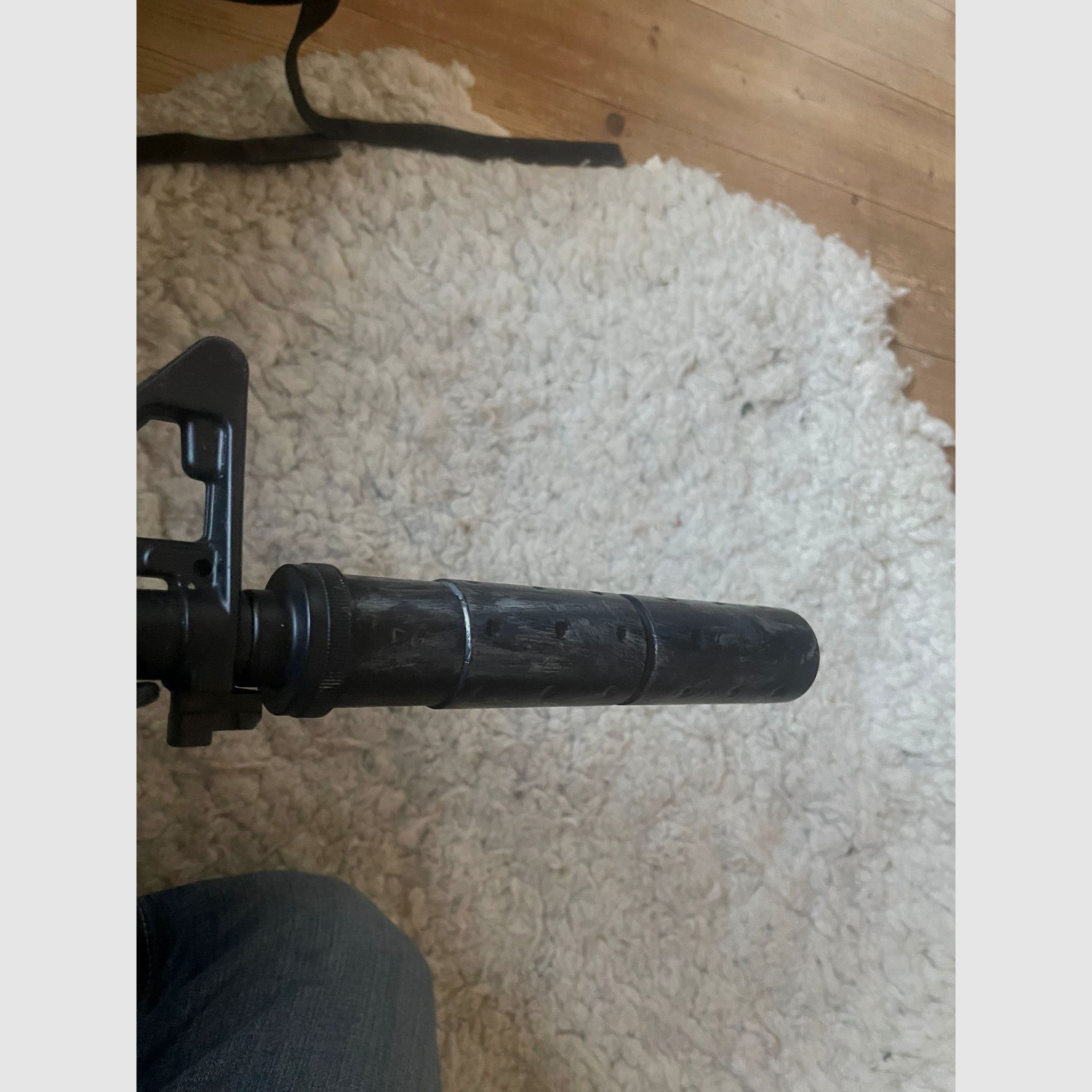 M4 AEG Softair 0.5J GSG Sport-Serie Noir-Gris-Blanc Camouflage