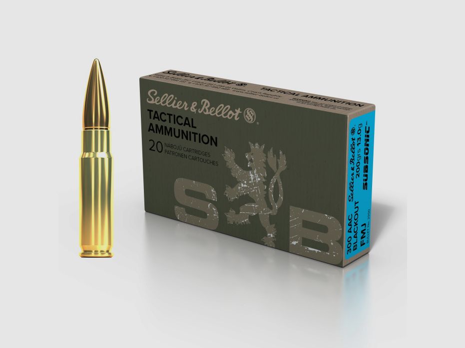 S&B Training FMJ Subsonic .300 Blackout 13g