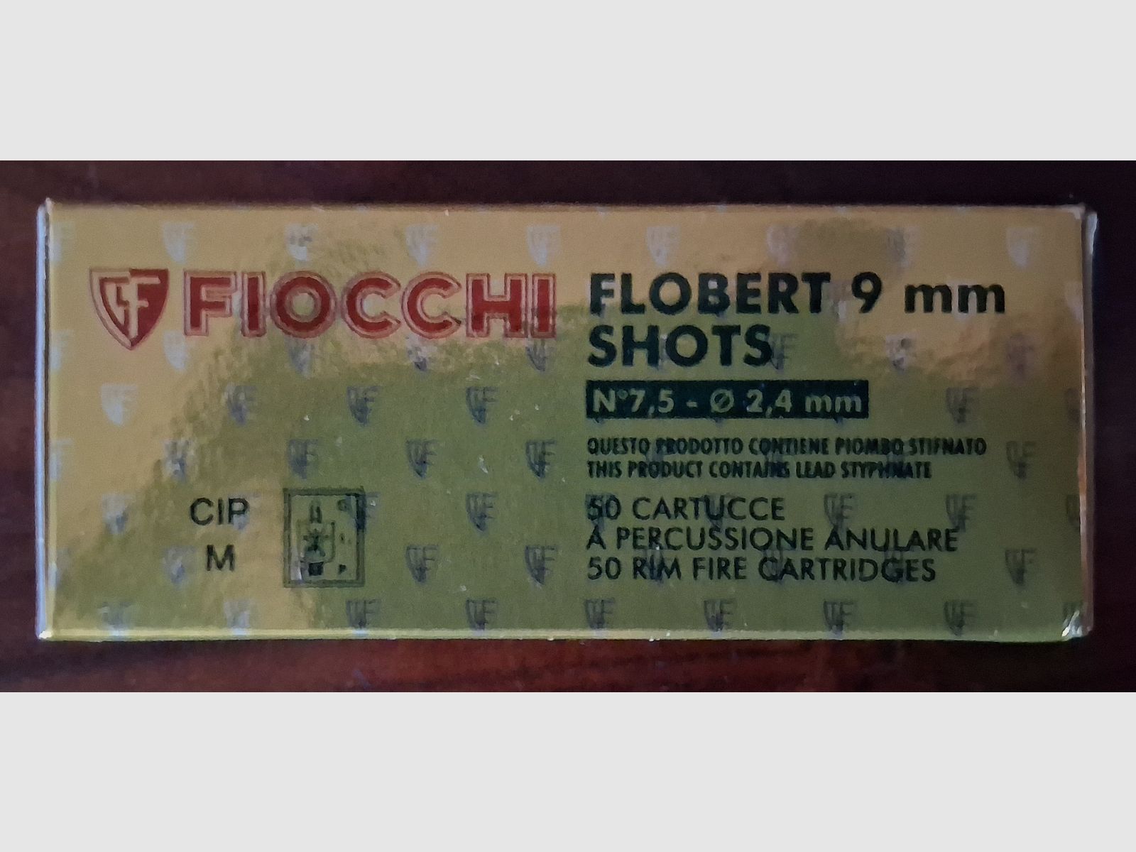 FIOCCHI Flobert 9mm Cartouches D.F. APALLINI 50 pièces dans le paquet N°7,5 - 2,4mm, image 2 sur 5