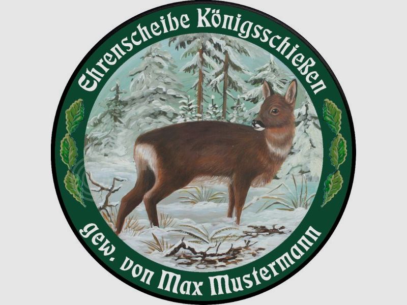 Schützenscheibe ECO-LINE Motiv 131