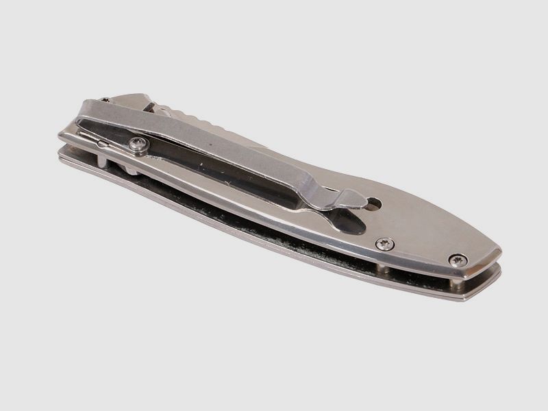 Taschenmesser Silver Spirit Stahl Edelstahl KlingenlĂ¤nge 7 cm chrom optik (P18)