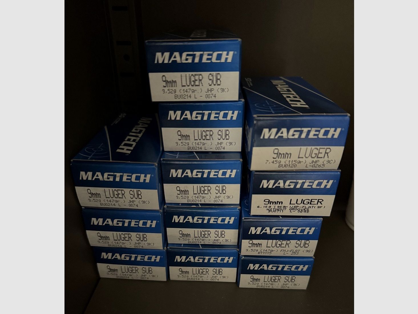 Magtech 9mm Luger Munition – 3 Sorten (JHP, JSP-Flat, Subsonic) *Nur Abholung*