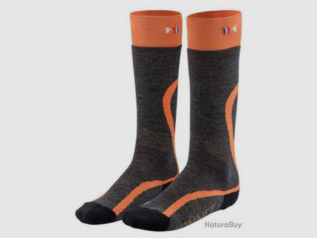 Pro Hunting Monnet Socken Orange - Thermischer Komfort - Verstärkte Widerstandsfähigkeit - Leistung beim Jagen, Bild 3 von 5
