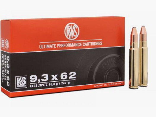 RWS 9,3X62 KS 16,7g 258gr