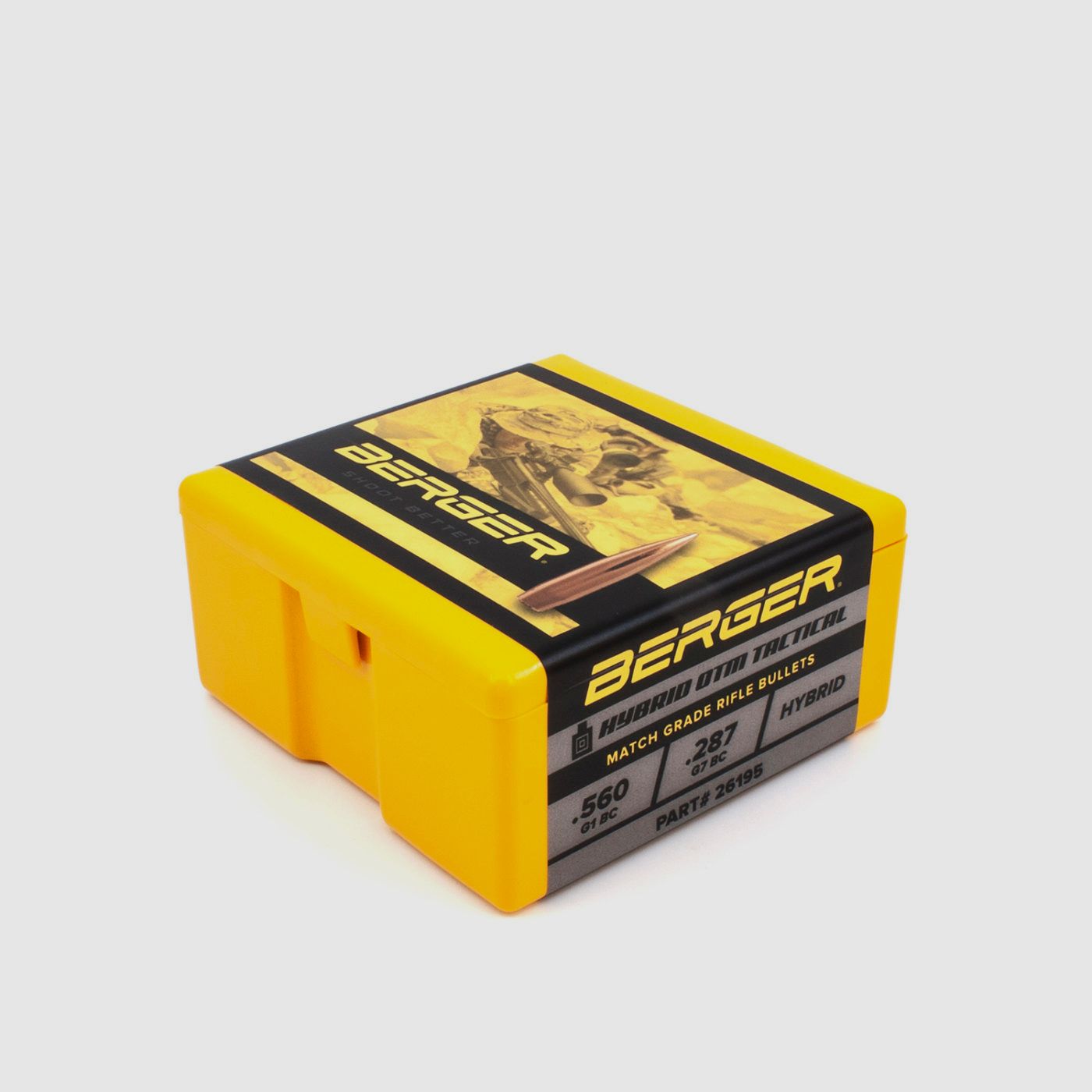 Berger Geschosse 6,5 mm / .264 130GR AR Hybrid OTM Tactical 500 Stk. #26195