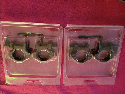 Weaver Picatinny Stahl Ringe 30 mm 7mm BH QR