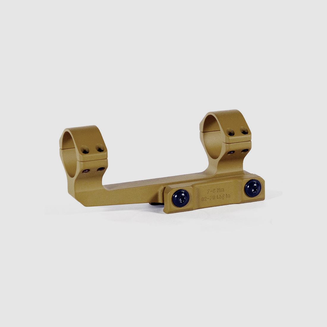 ERATAC Block Mount ULTRA LIGHT, extended CERAKOTE RAL8000 ø 30 mm + 22 mm height (0 MOA inclination), 147 g