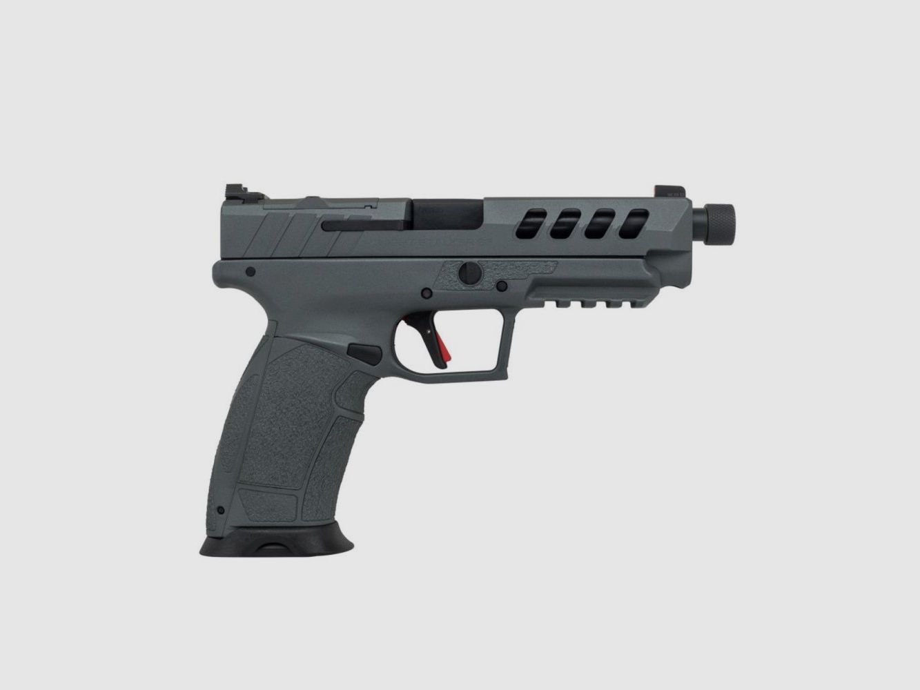 Tisas Zigana PX-9 Gen3 Tactical Night Stalker SF Pistole Kal. 9mm Para, 18 Schuss SIG P226 Magazine, Grau , 5,1" Gewindelauf