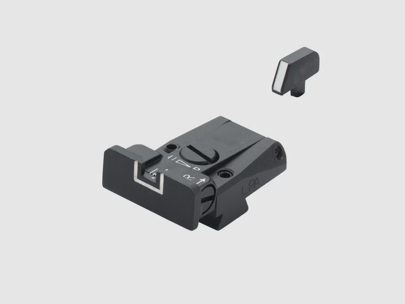 SPR Visier Witte Omranding Colt 1911-S80 Stake-on