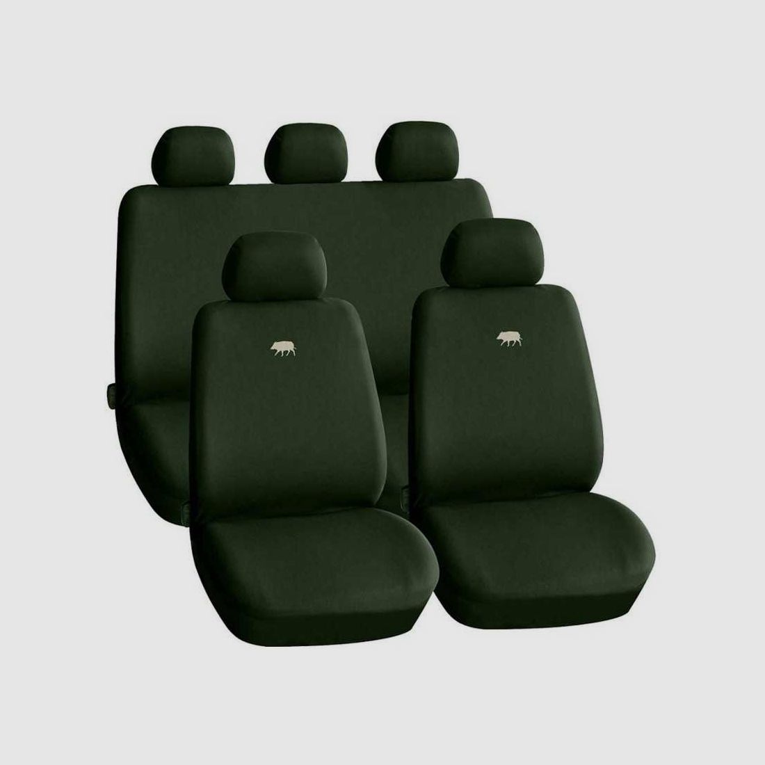Complete set of boar covers for car seat