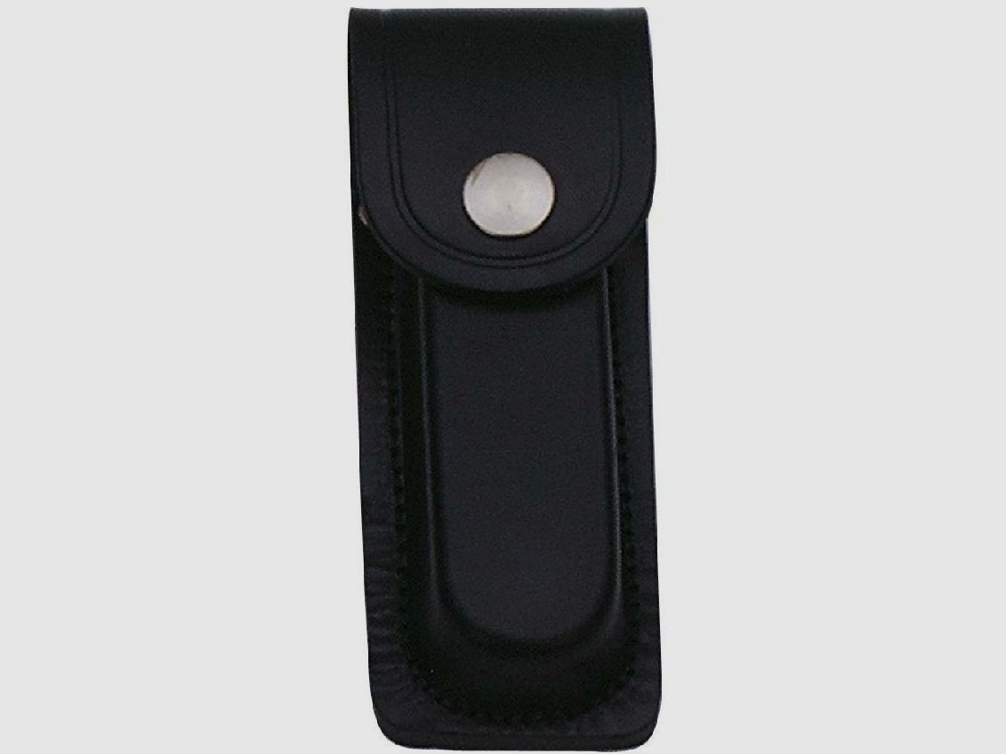 Lederetui schwarz fr 12cm Heftlnge