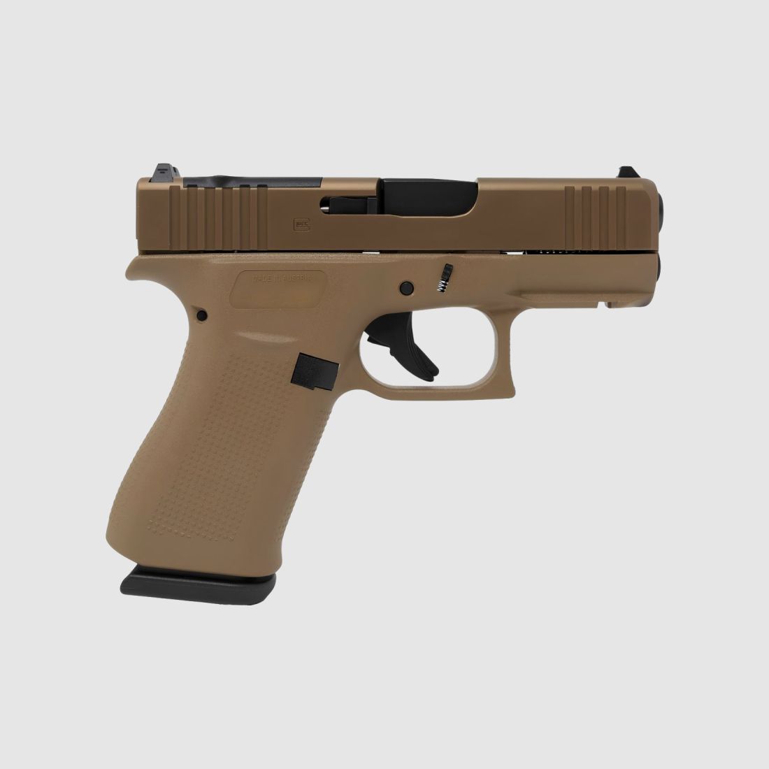 Pistola semiautomática Glock 43X Coyote MOS – cal. 9x19, imagen 4 de 4